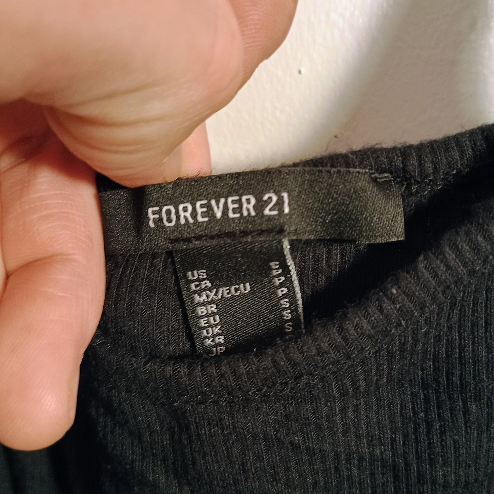 Forever 21 Classic Black Bodysuit - Picture 2 of 4
